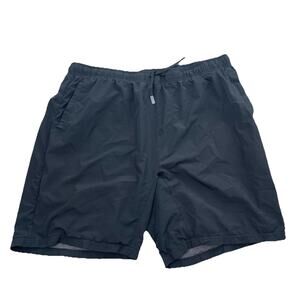 Municipal Sport Utility Gear Athletic Shorts Extra Large Black Lined 7" In 59-51
